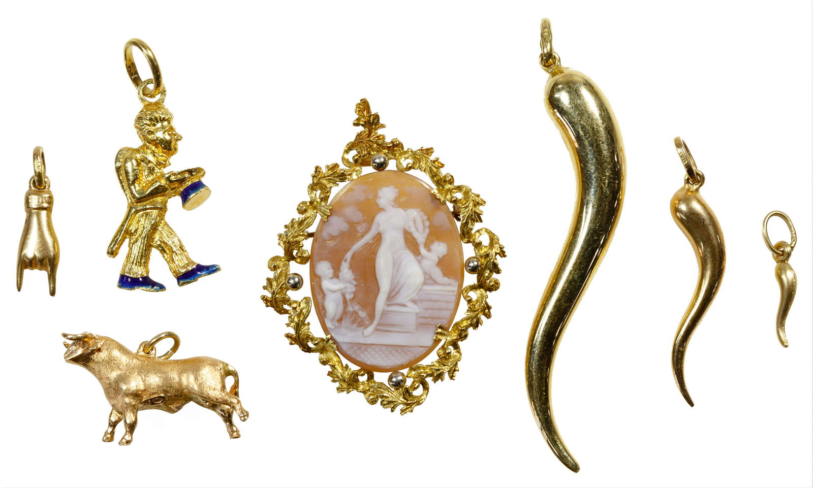 18k Yellow Gold Pendant / Charm Assortment (1 of 2)