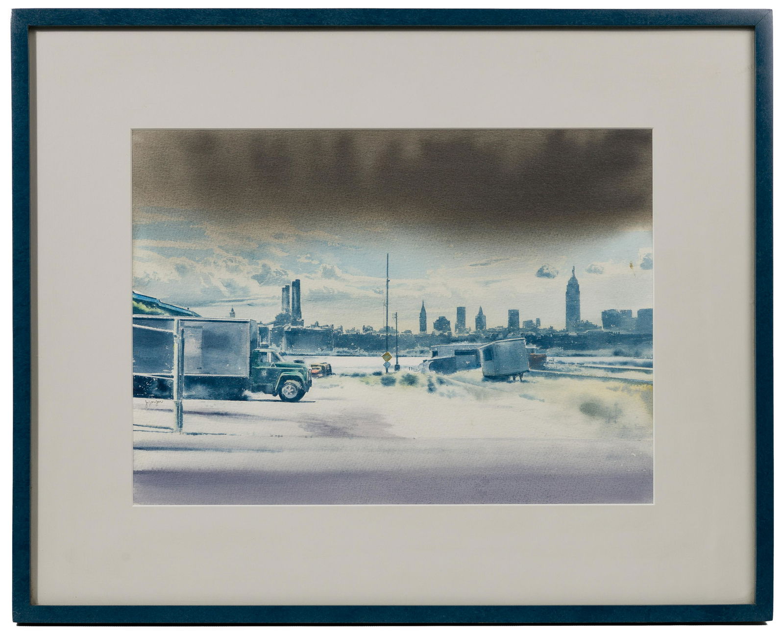 Jonathan Janson (American, b.1950) "Clouds" Watercolor (1 of 4)