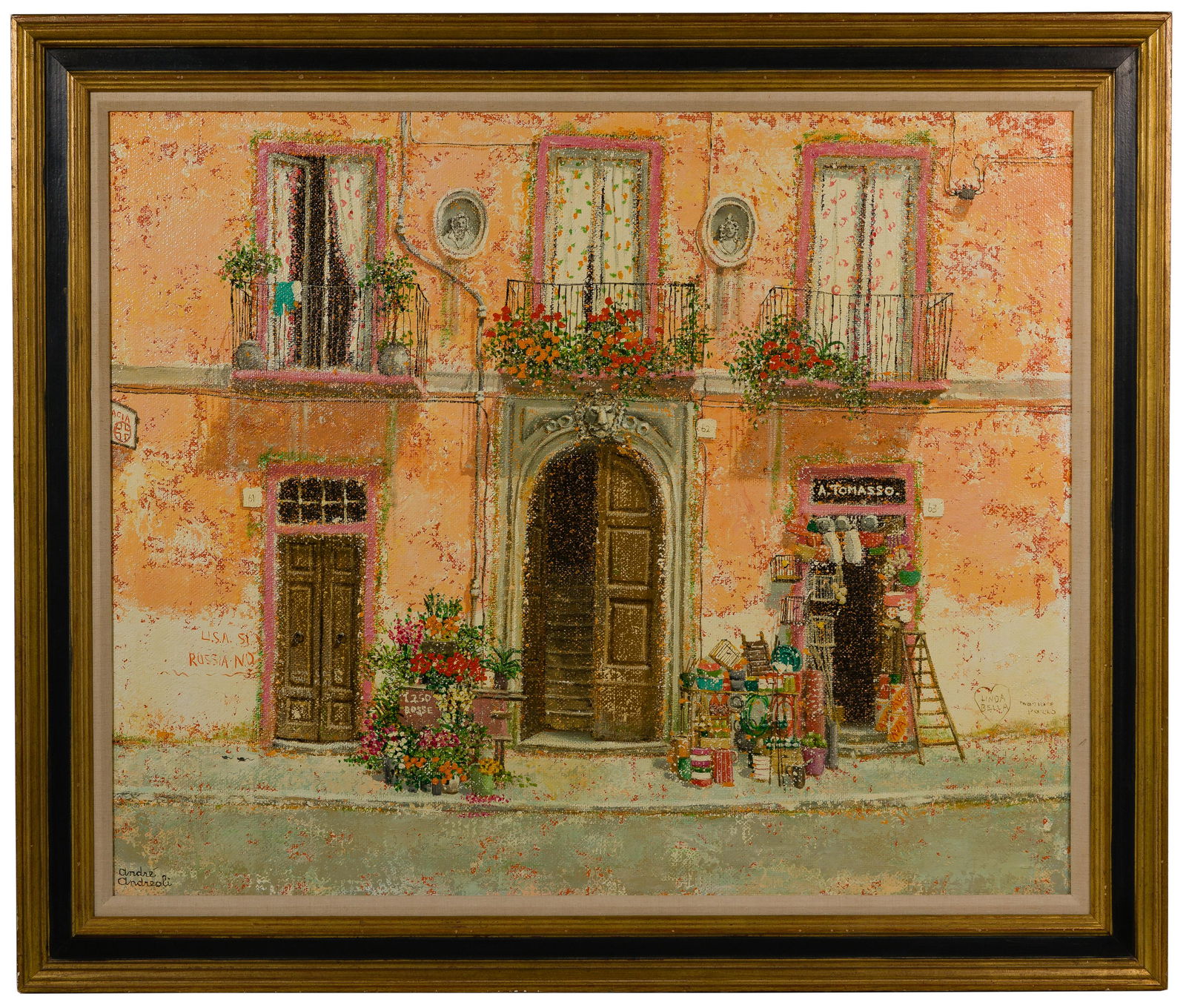 Andre Andreoli (Dutch, 1933-2001) Oil on Canvas (1 of 5)