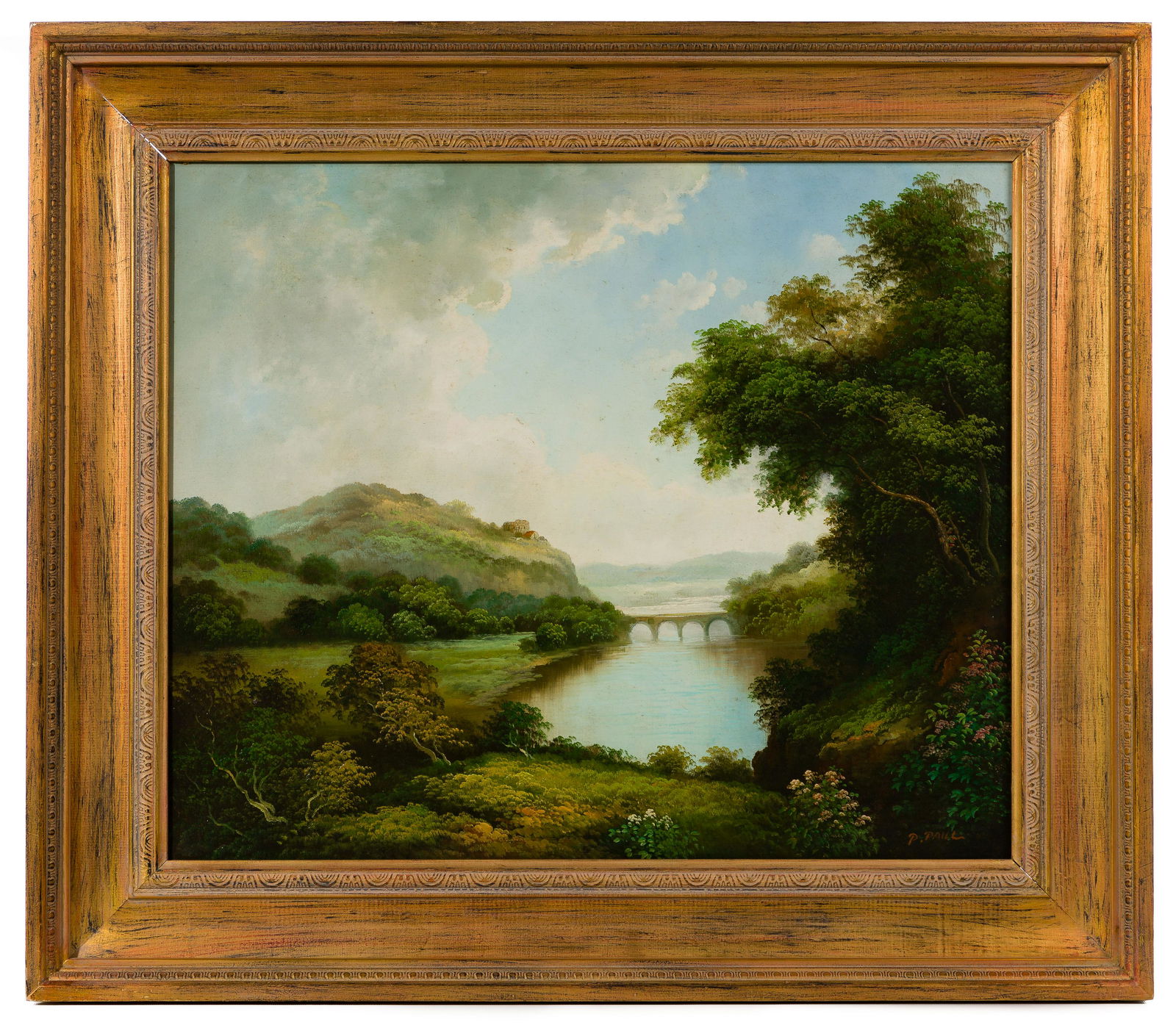 P. Paul (20th Century) Oil on Canvas (1 of 5)