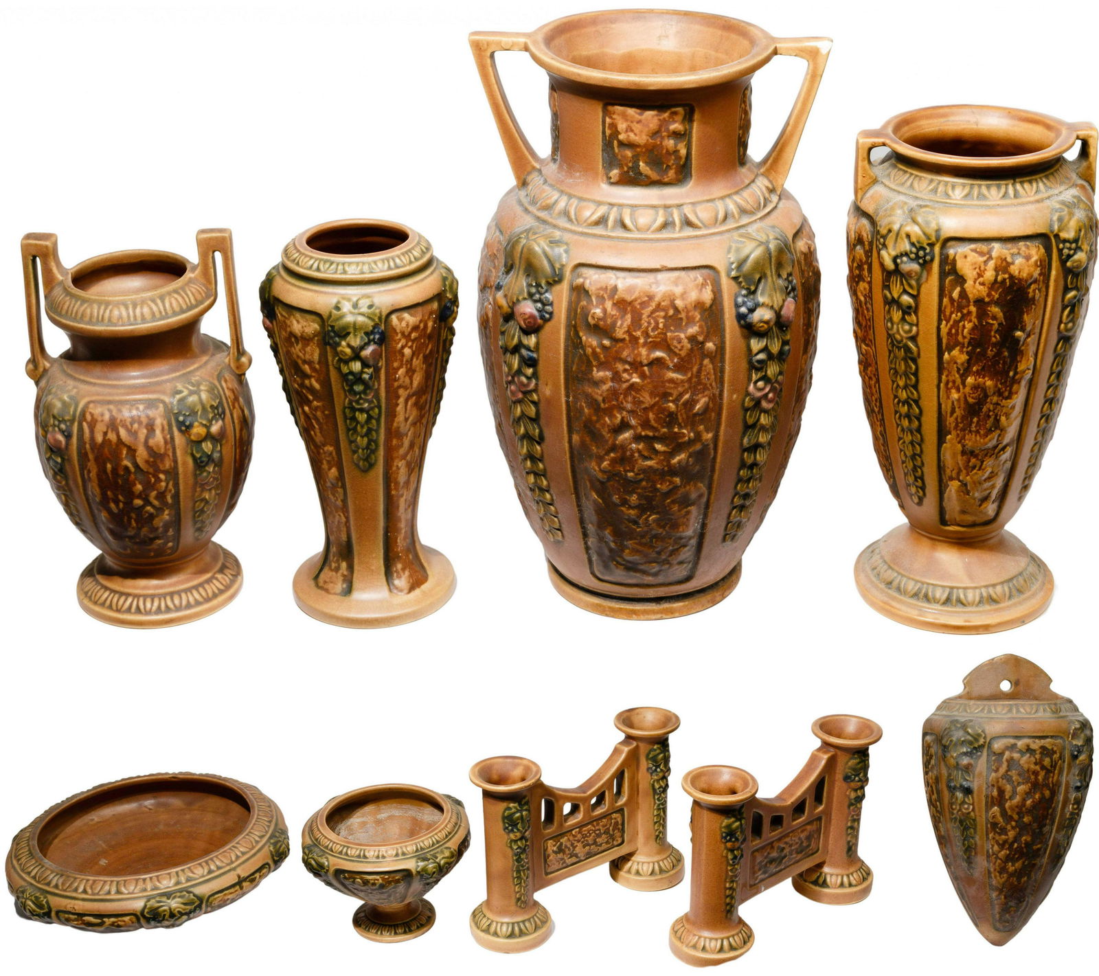 Roseville 'Florentine' Pottery Assortment (1 of 5)