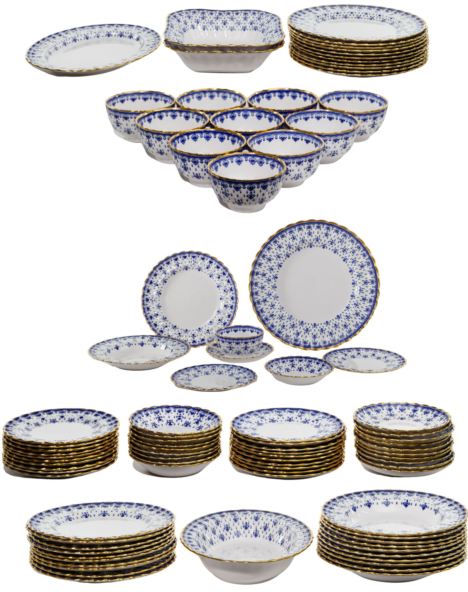 Spode 'Fleur De Lys' China Assortment (1 of 8)