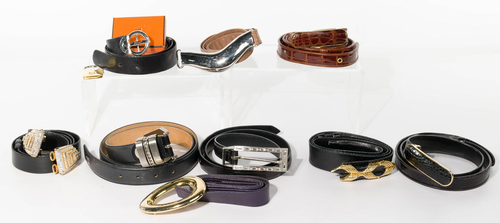 Designer Leather Belt Assortment (1 of 1)