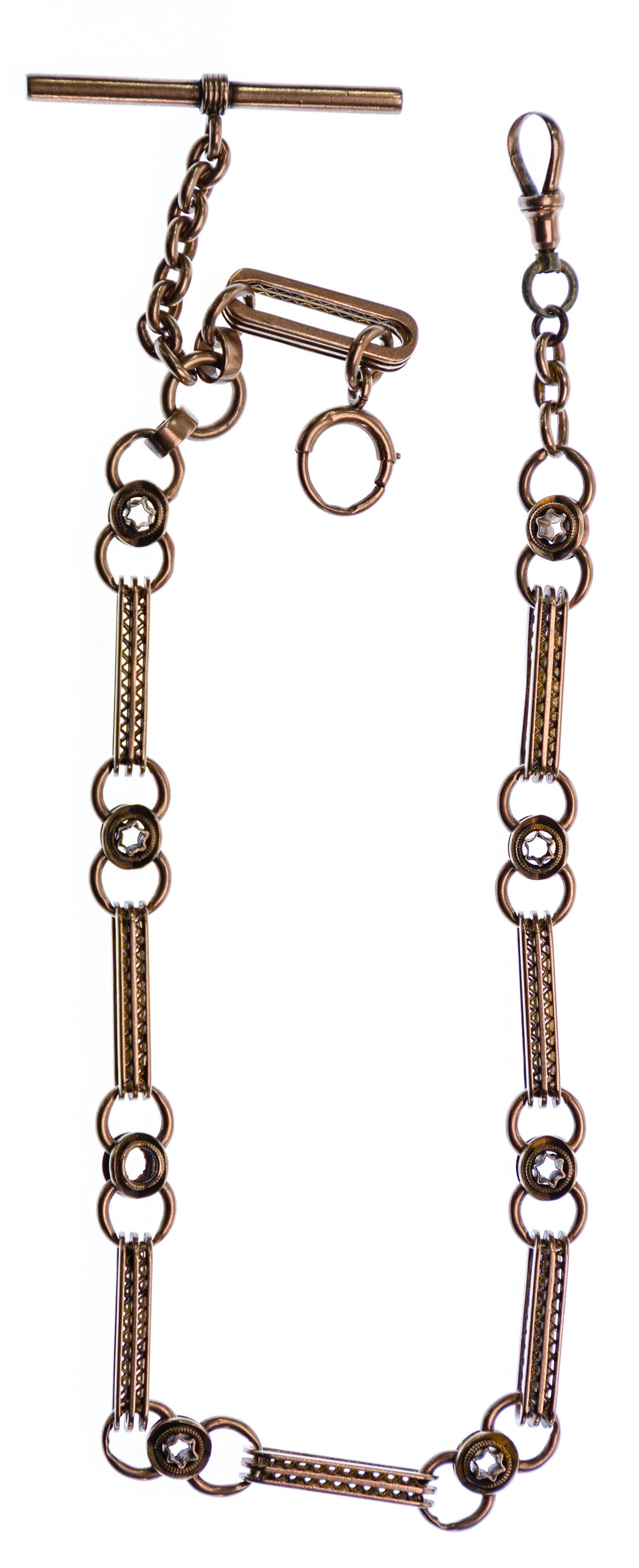 9k Gold Pocket Watch Chain (1 of 1)