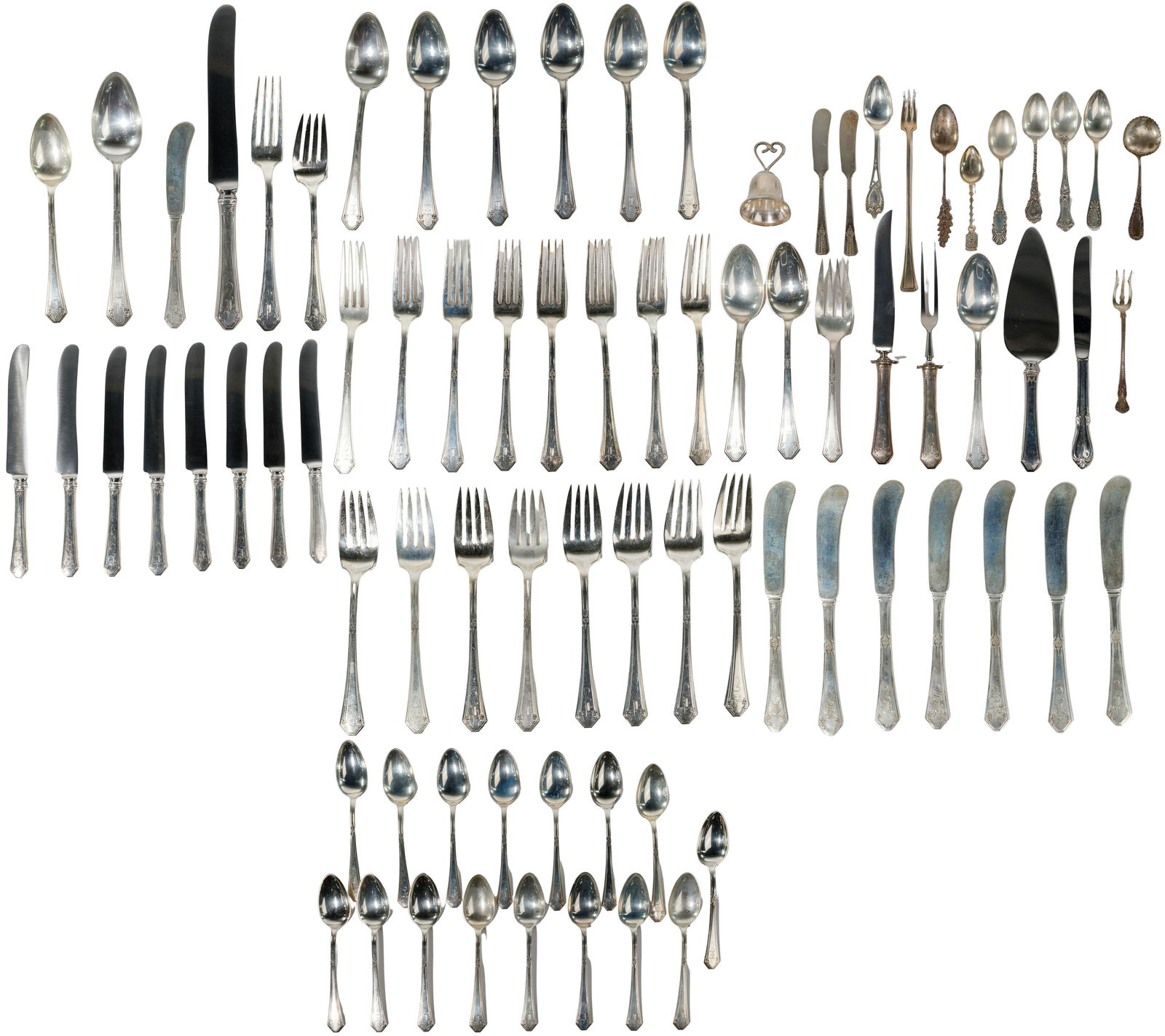 Towle 'Lady Mary' Sterling Silver Flatware Assortment (1 of 10)