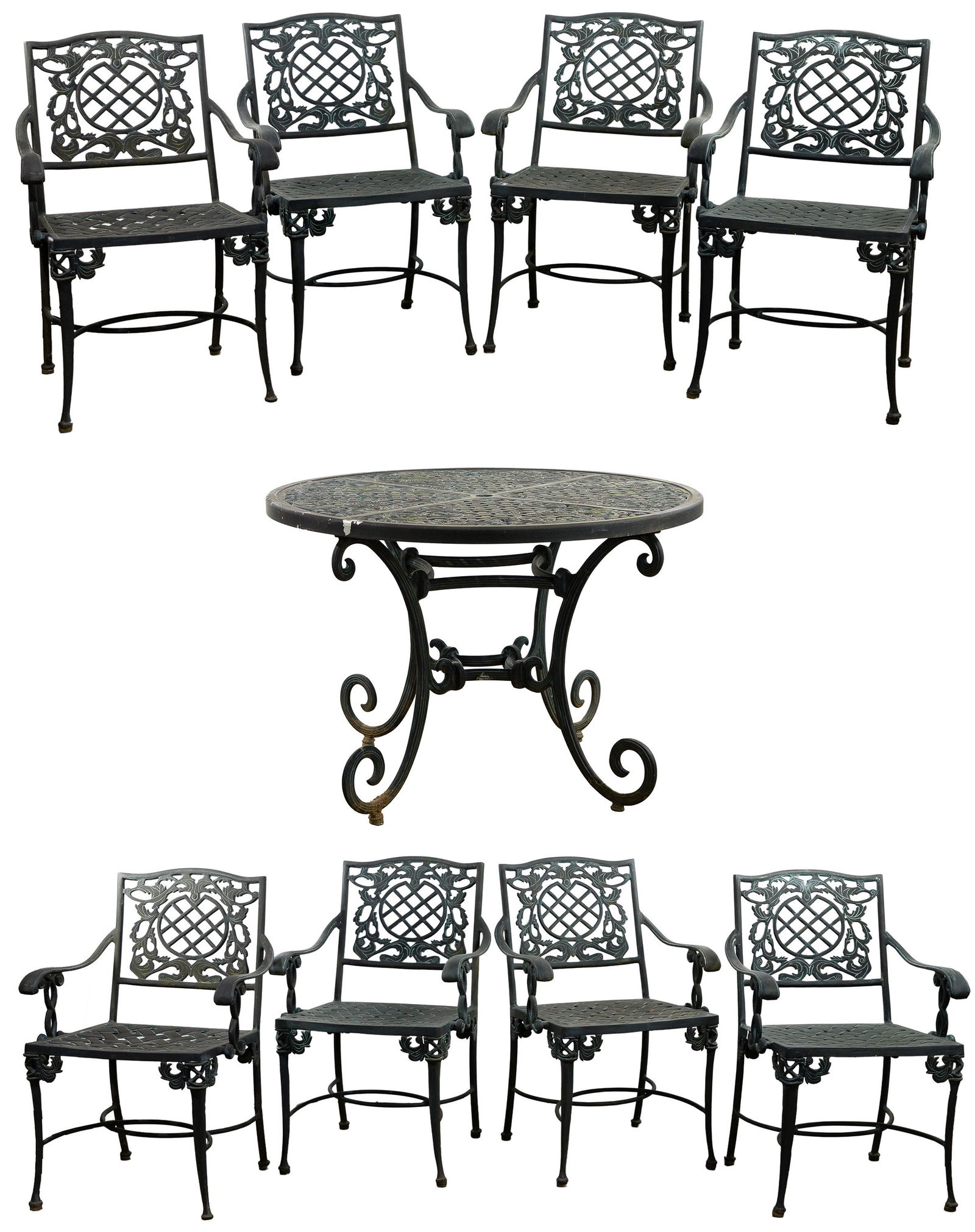 Cast Classics 'Landgrave' Cast Aluminum Table and Chair (1 of 6)
