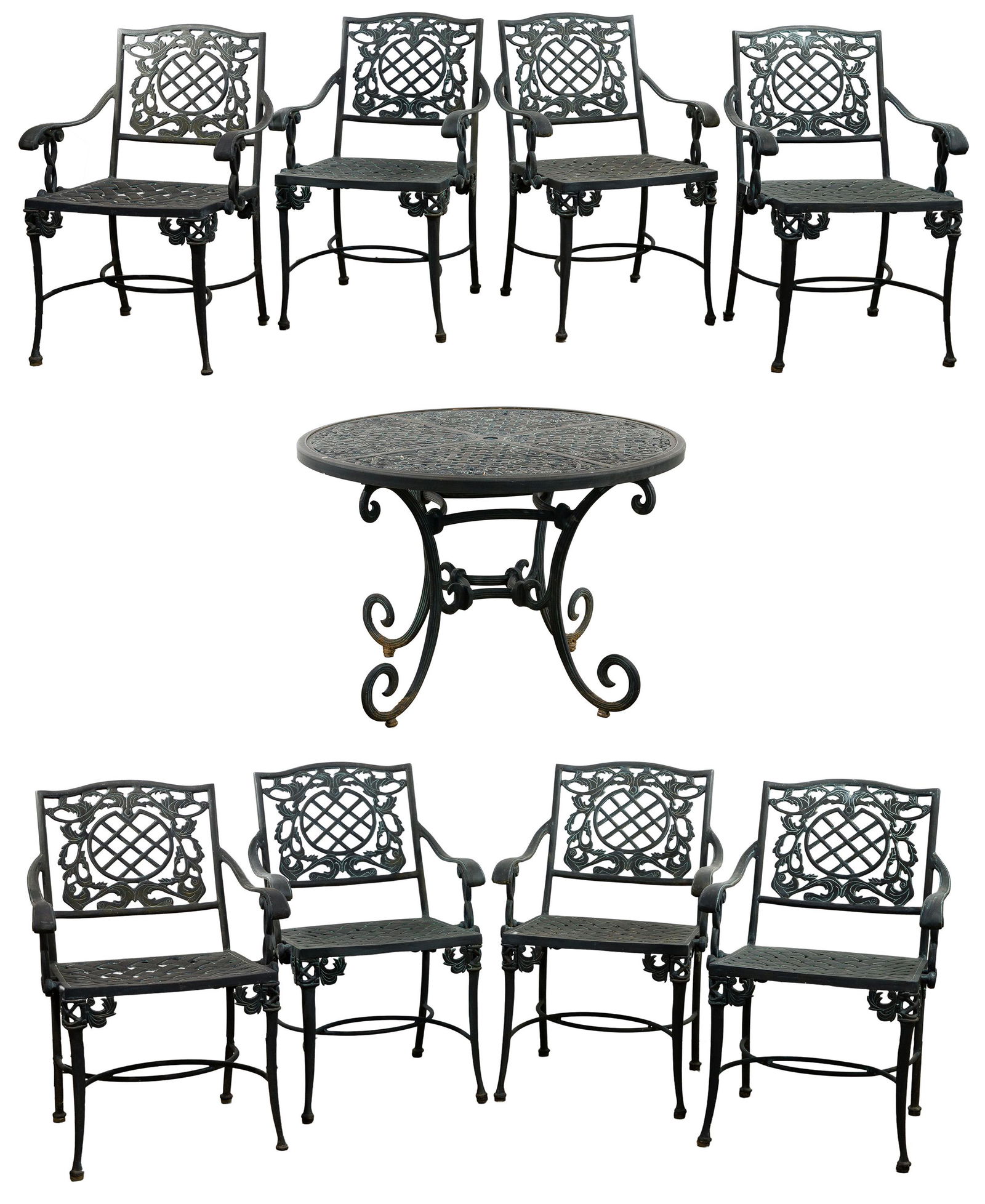 Cast Classics 'Landgrave' Cast Aluminum Table and Chair (1 of 6)