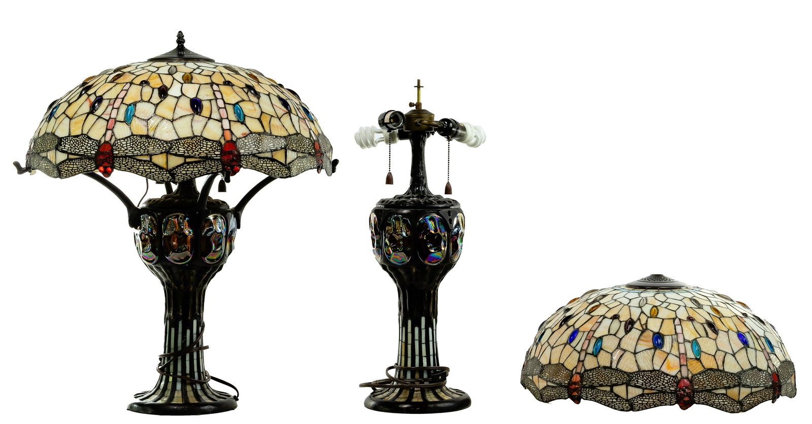 Tiffany Style Acrylic Table Lamps (1 of 5)