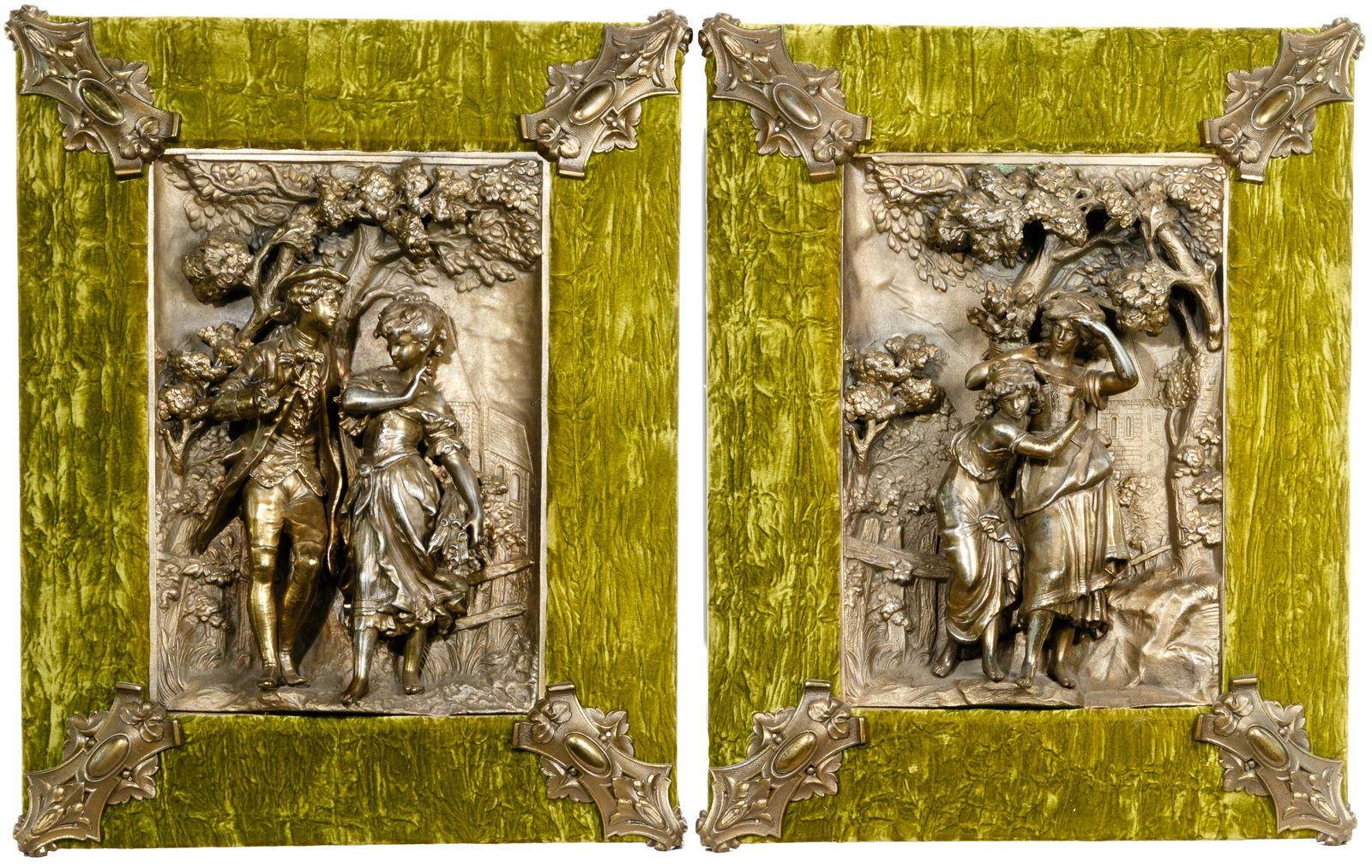 Classical Spelter Wall Reliefs (1 of 5)