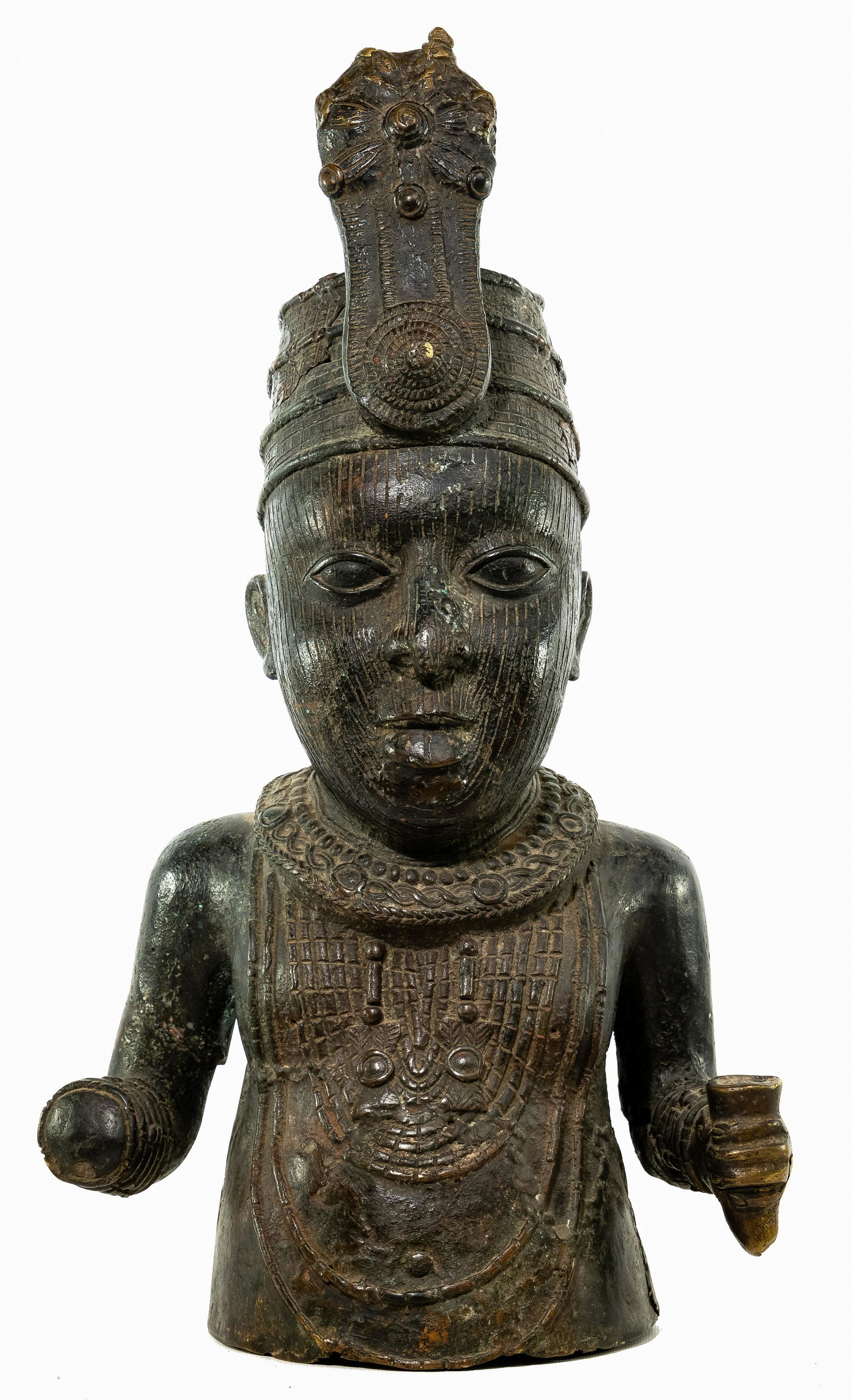 Nigerian Bronze Bust (1 of 8)