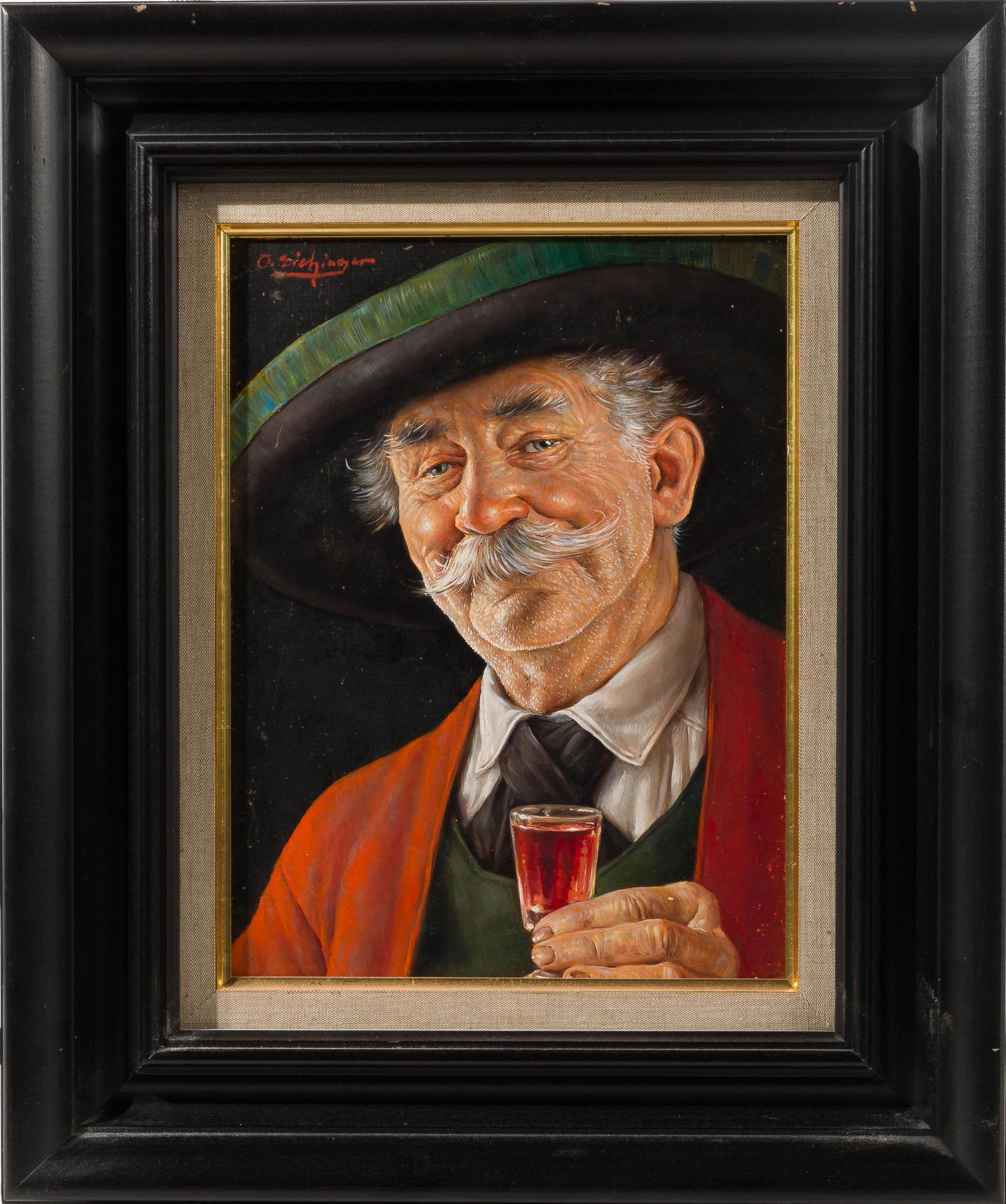 Otto Eichinger (Austrian, 1922-2004) Oil on (1 of 4)