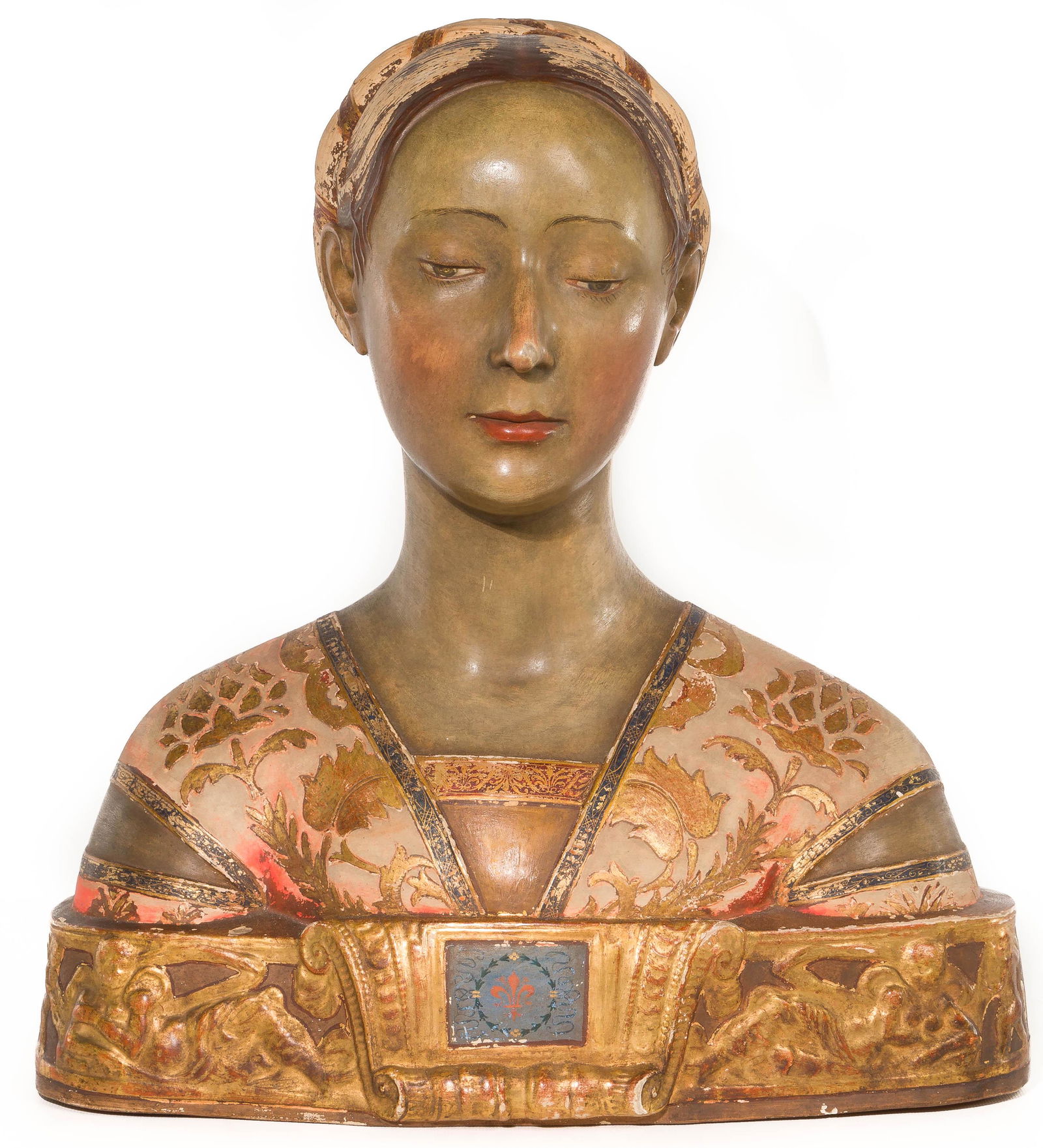 (After) Francesco Laurana Dini e Cellai Terracotta Bust (1 of 9)