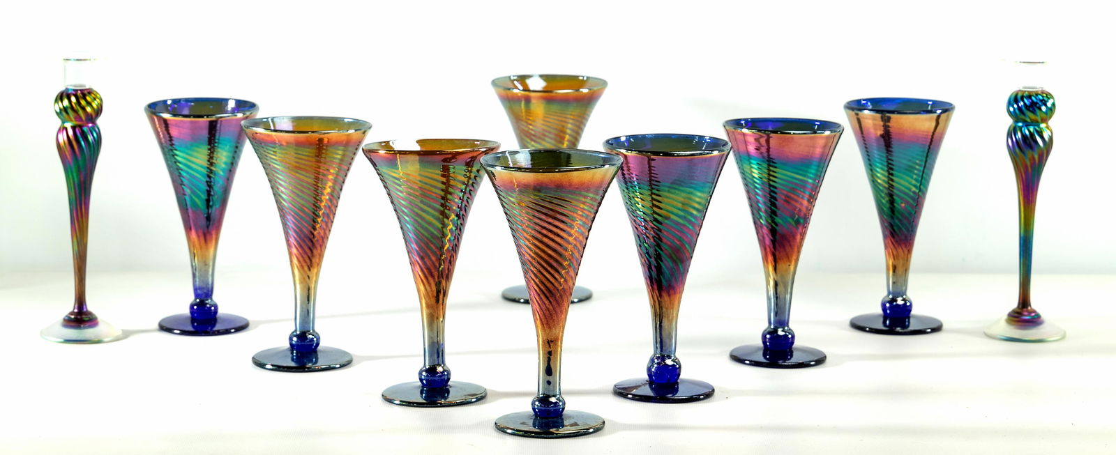 Rick Strini Iridescent Cone Goblet Assortment (1 of 6)
