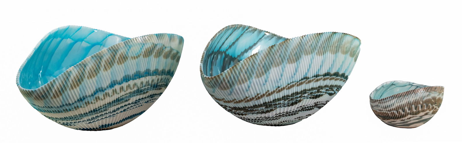 Fornace Ferro for Murano Glass Shell Bowls (1 of 13)