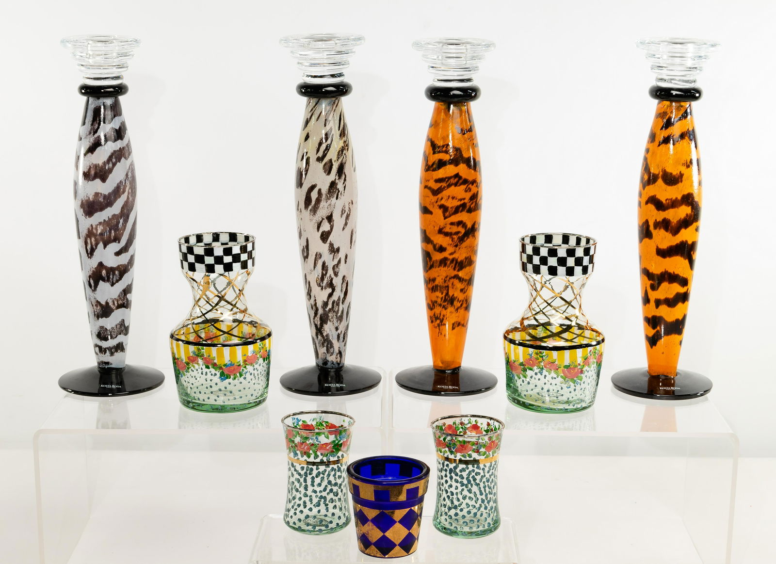 Karl Bergman for Kosta Boda Glass Candlestick (1 of 8)