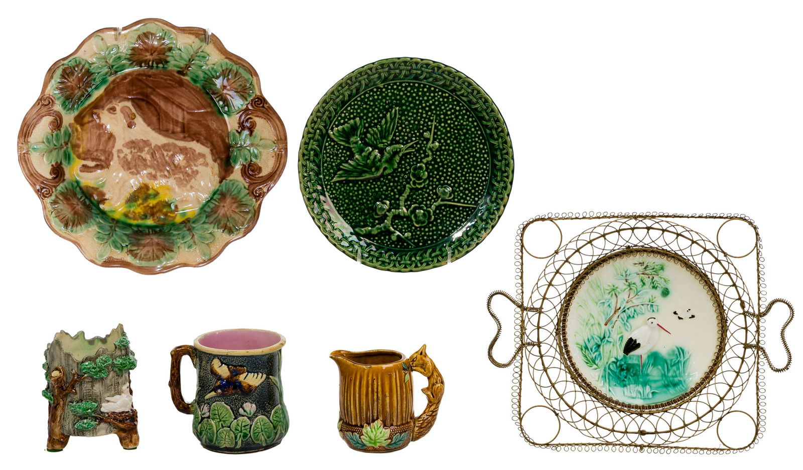 Majolica Animal and Bird Assortment (1 of 3)