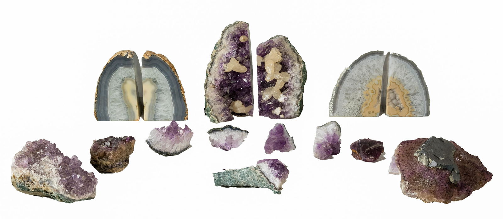 Amethyst and Quartz Geode Assortment (1 of 7)