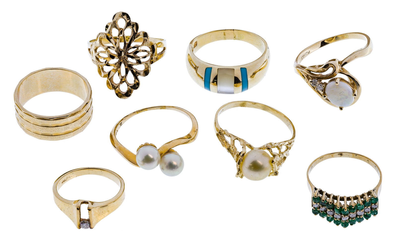 14k Yellow Gold Ring Assortment (1 of 1)