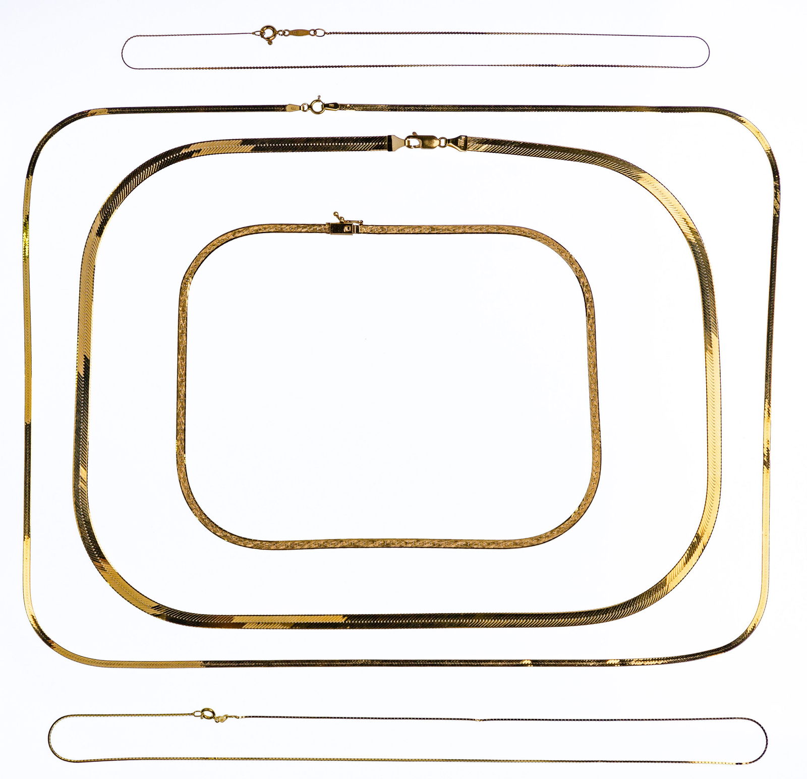 14k Yellow Gold Necklace Assortment (1 of 1)