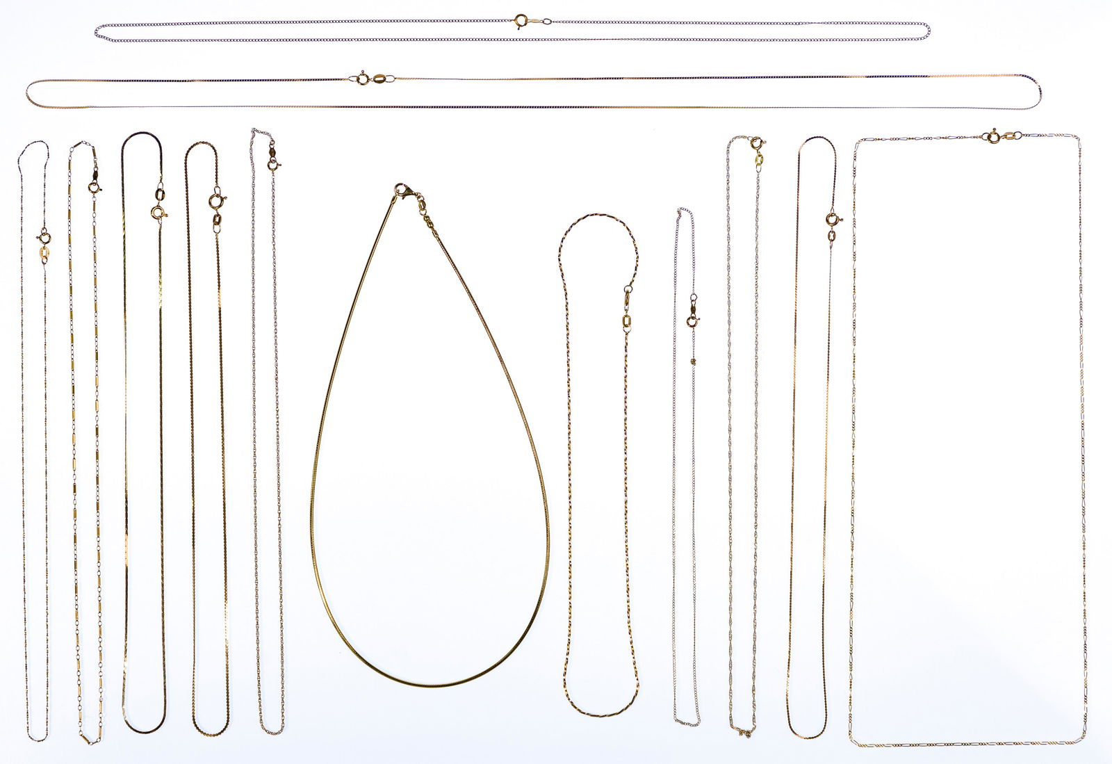 14k Yellow Gold Necklace Assortment (1 of 3)