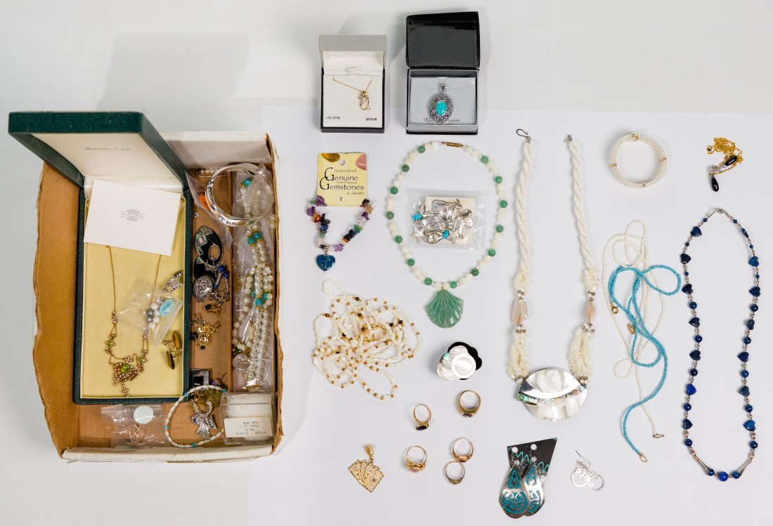 10k and 9k Gold and Costume Jewelry Assortment (1 of 3)