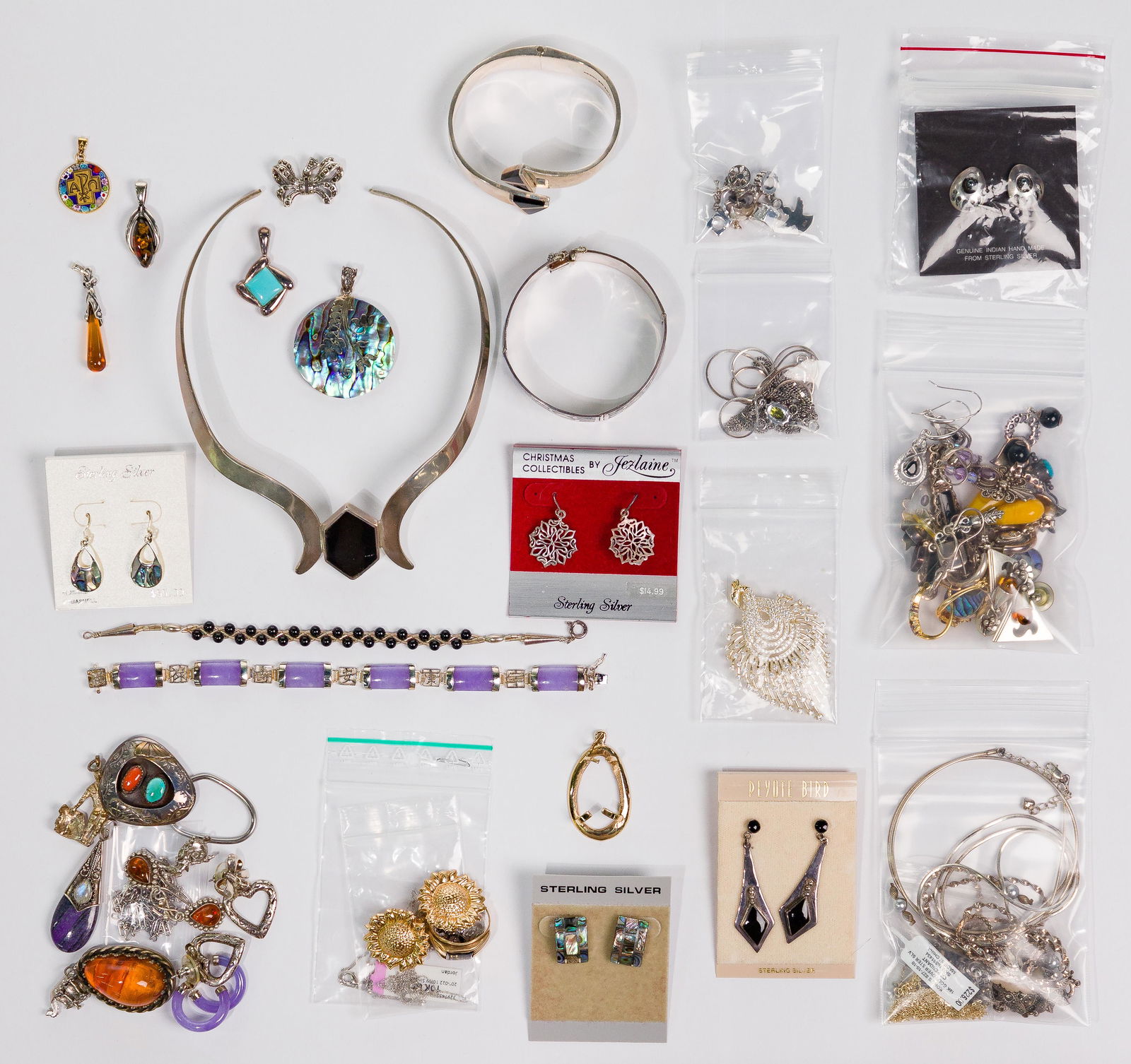 10k Gold, Silver and Costume Jewelry Assortment (1 of 2)
