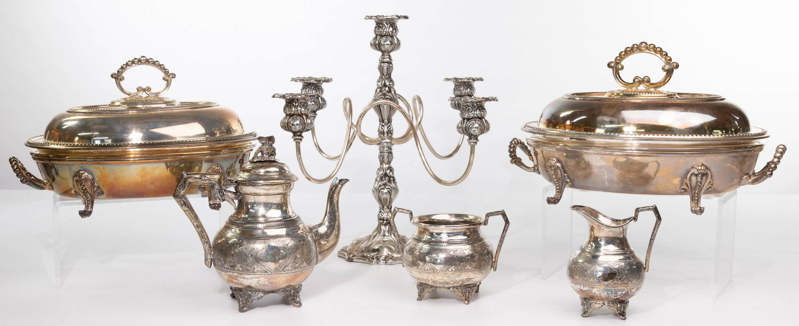 Silverplate Hollowware Assortment (1 of 3)