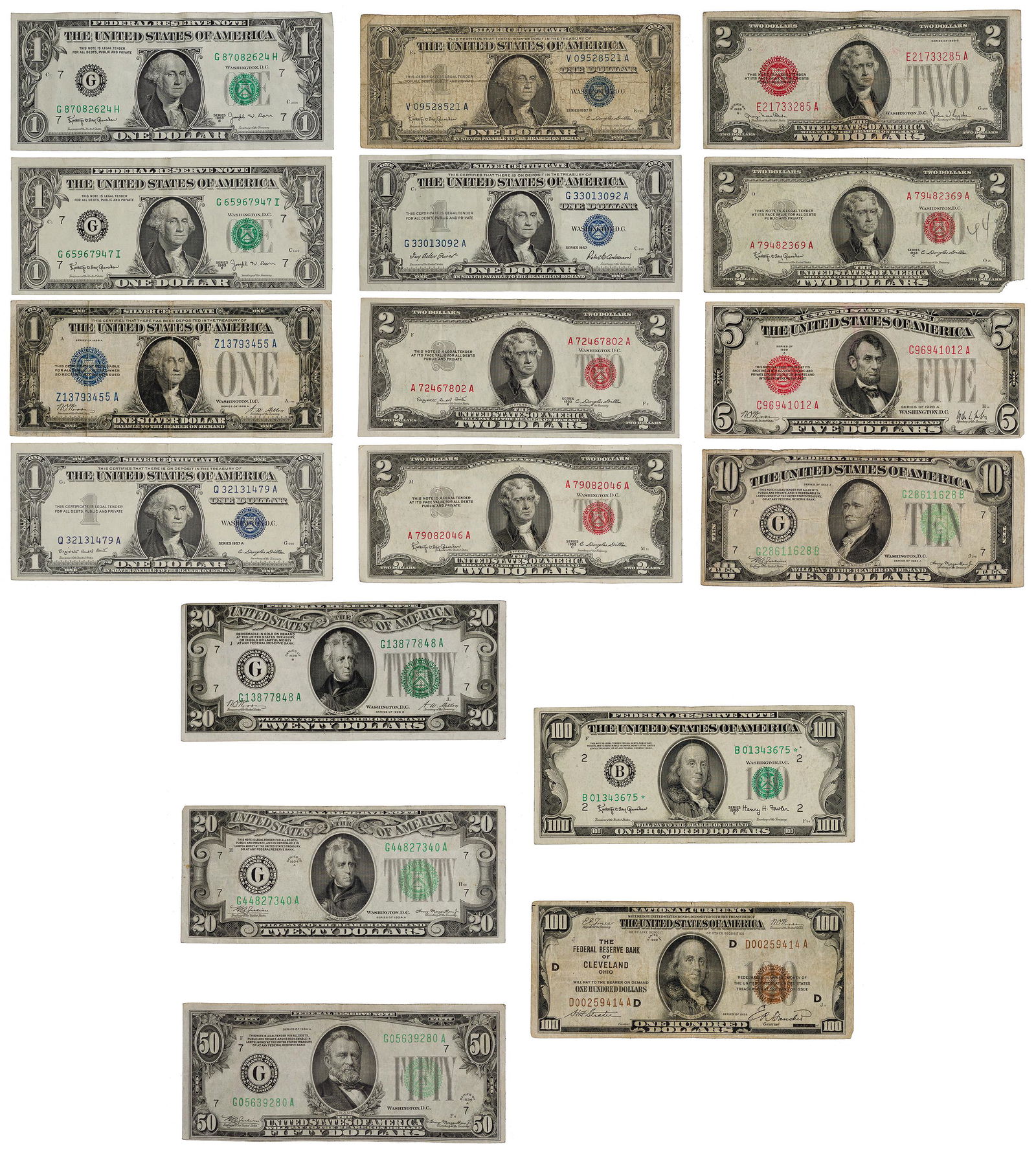 US Currency Assortment (1 of 11)