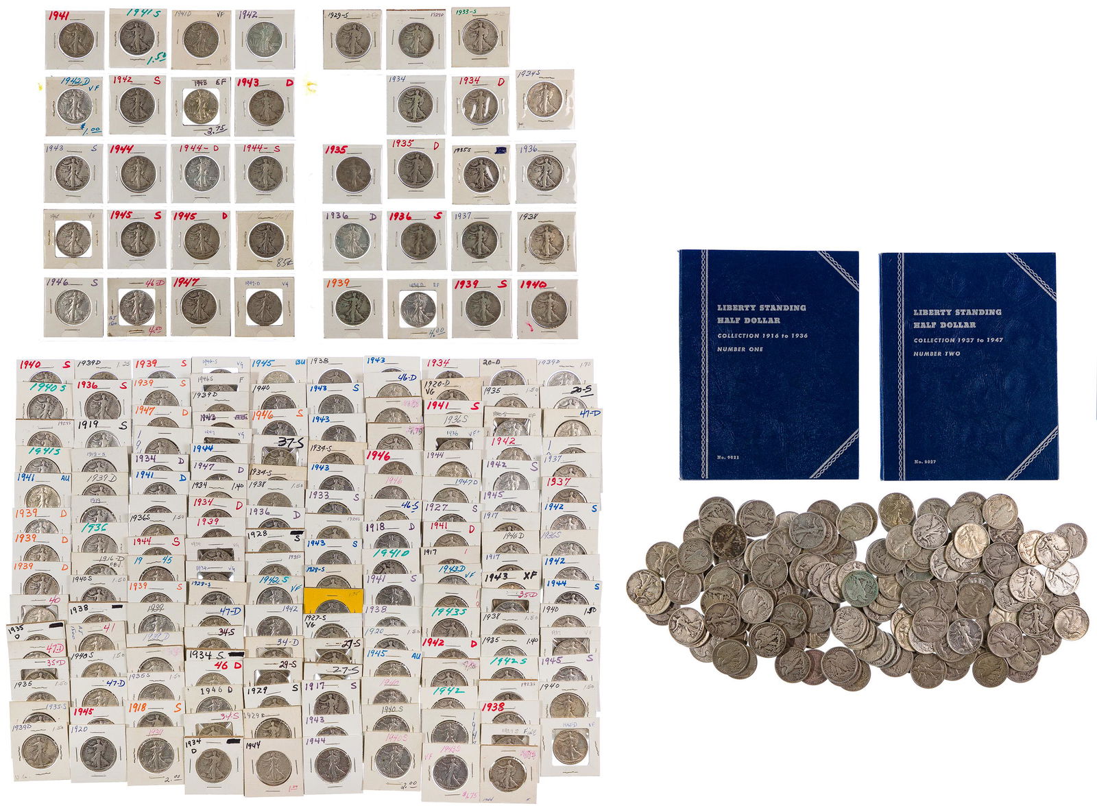 Walking Liberty 50c Assortment (1 of 5)