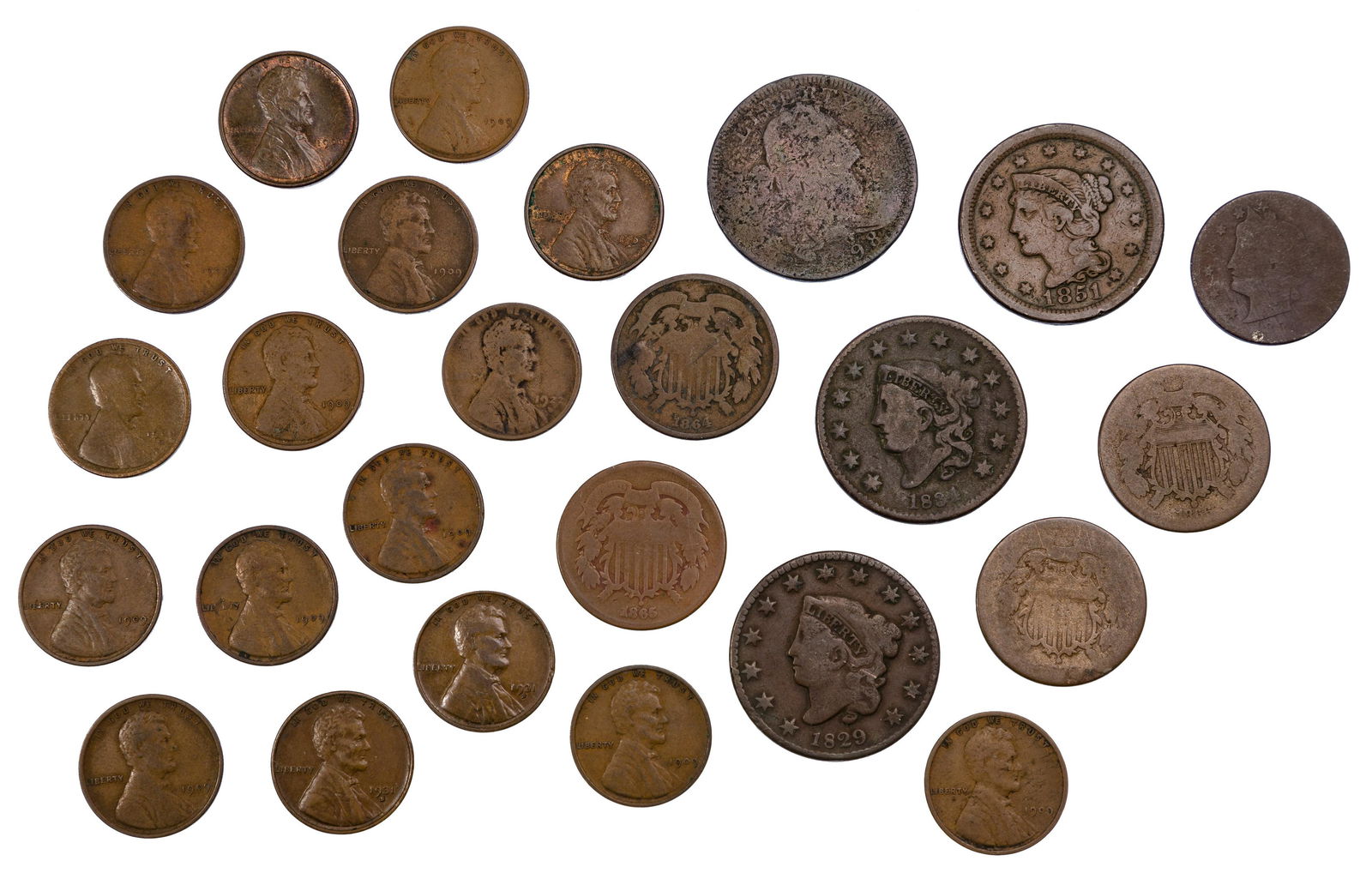 US Copper Coin Assortment (1 of 2)