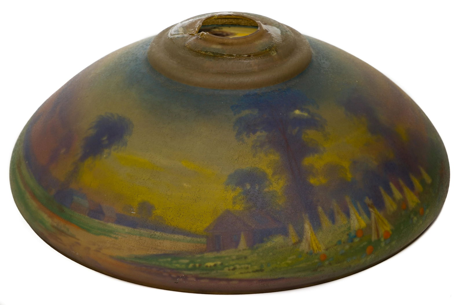 C. Durand Reverse Painted Glass Shade (1 of 9)