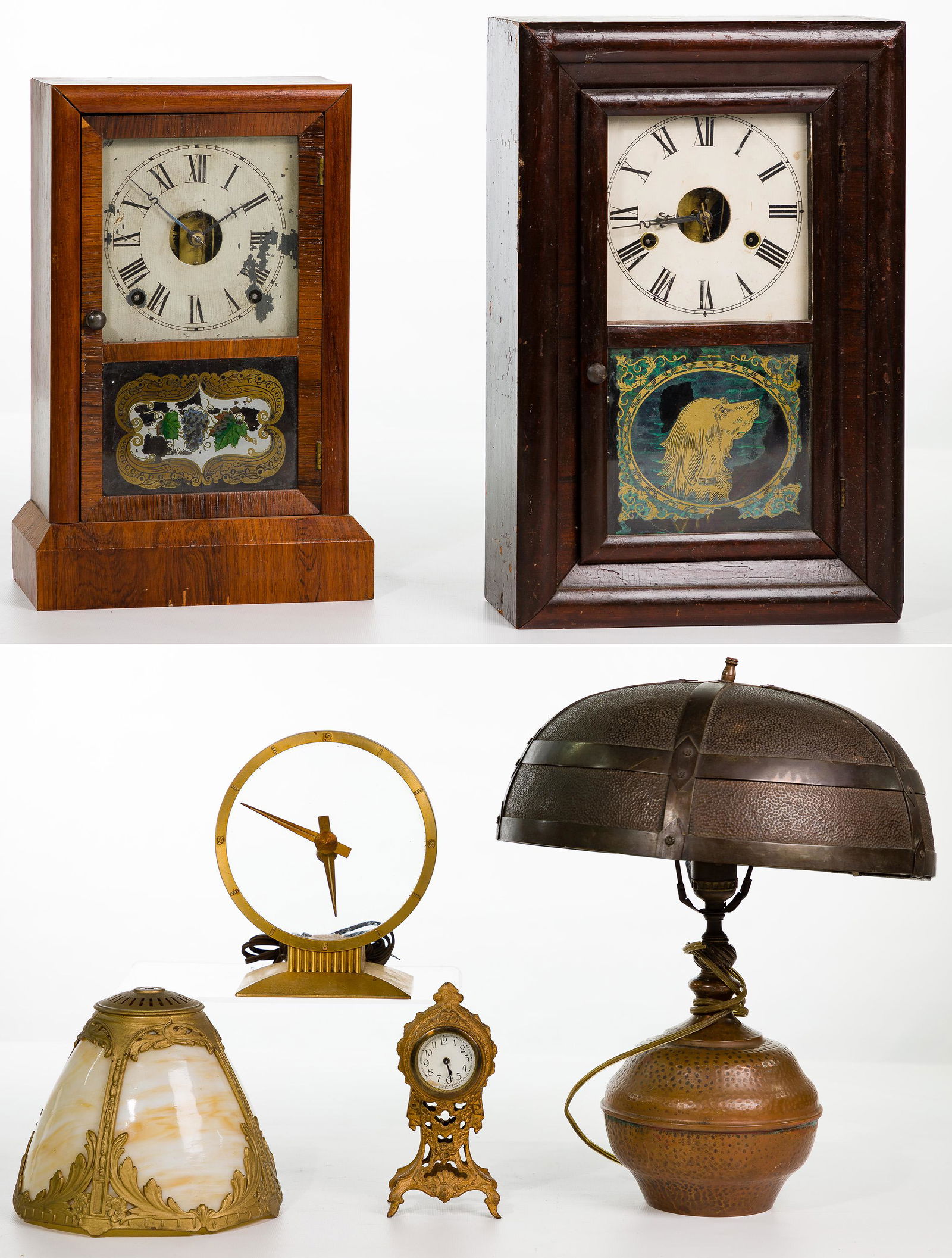 Clocks and Lamp Assortment (1 of 5)