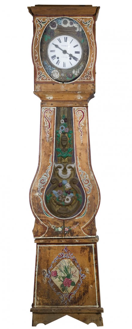 French Louis Maumy a Jarnage Morbier Tall Case Clock (1 of 4)