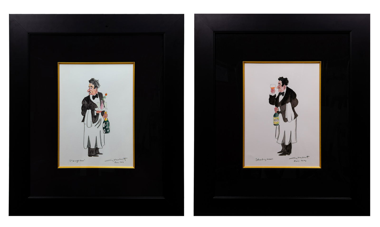 Guy Buffet (French / American, b.1943) Watercolors (1 of 9)