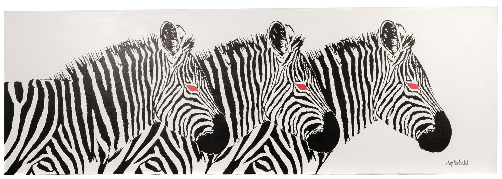 Ray Kobald (Mexican / American, b.1931) Acrylic on (1 of 4)