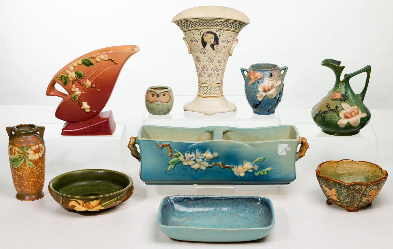 Roseville and Weller Pottery Assortment (1 of 2)