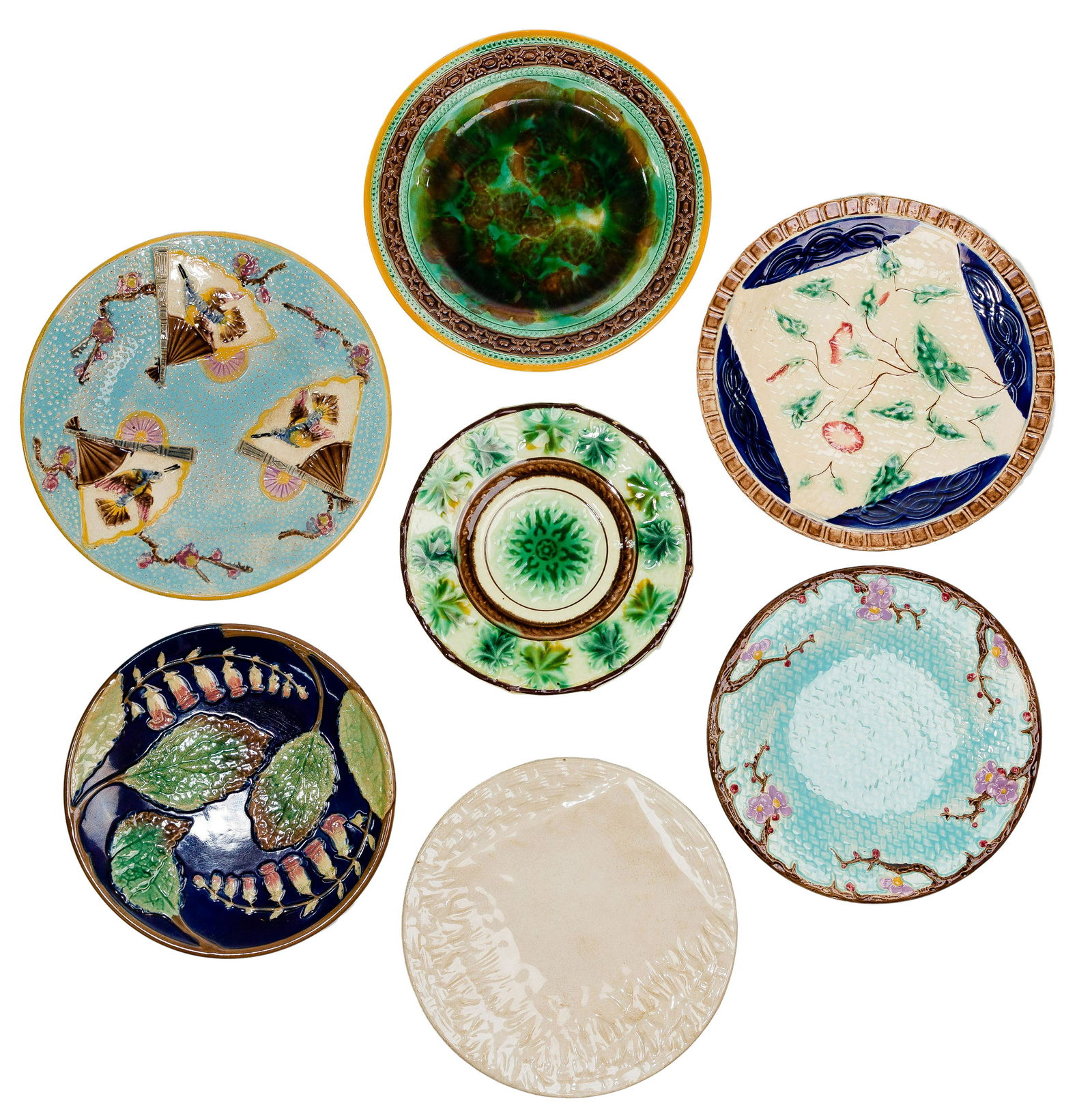 Majolica Plate Assortment (1 of 2)