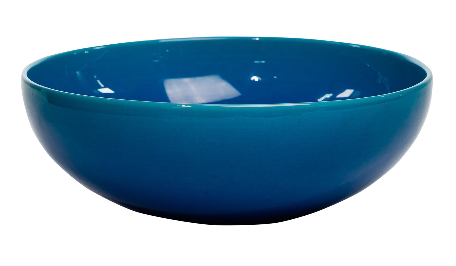 Signe Persson-Melin for Rorstrand Earthenware Bowl: Signe Persson-Melin for Rorstrand Earthenware Bowl Swedish modern, glazed bowl in a rich ombre cobalt blue; signed SPM on underside and Rorstrand makers mark Property from: a Burr Ridge, Illinois coll