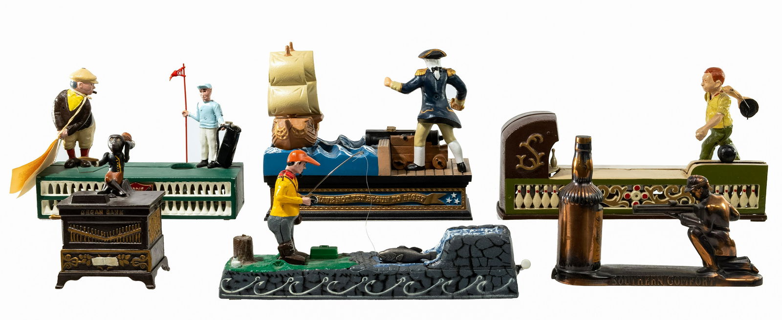 Mechanical Cast Iron Bank Assortment (1 of 4)