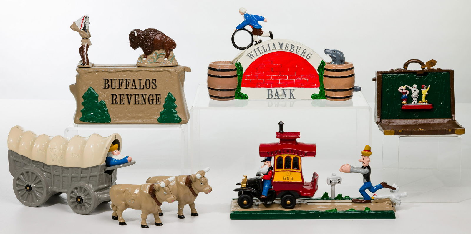 Reynolds Toys Mechanical Cast Iron Bank Assortment (1 of 4)