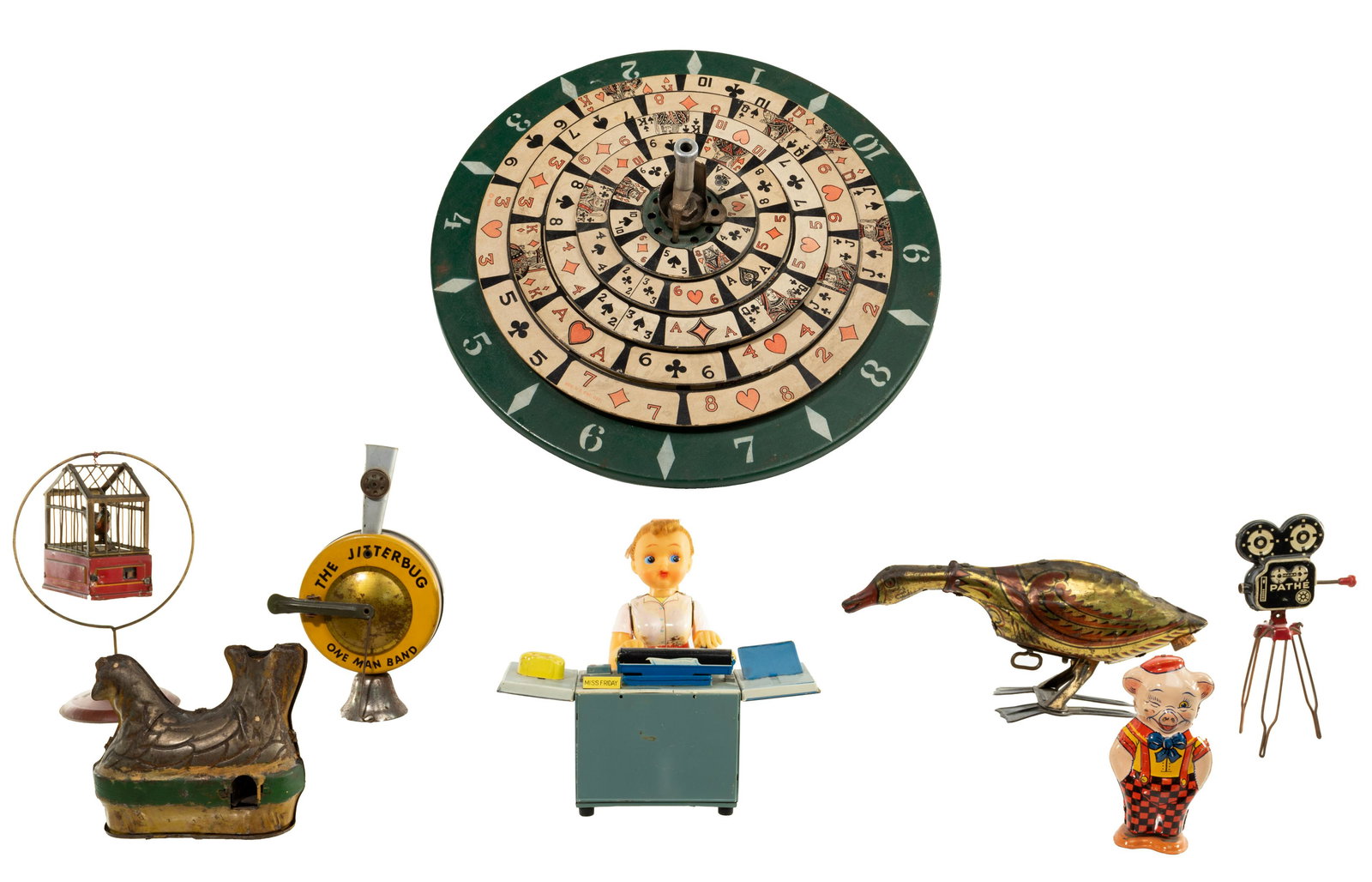 Lithographed Tin Toy Assortment (1 of 4)