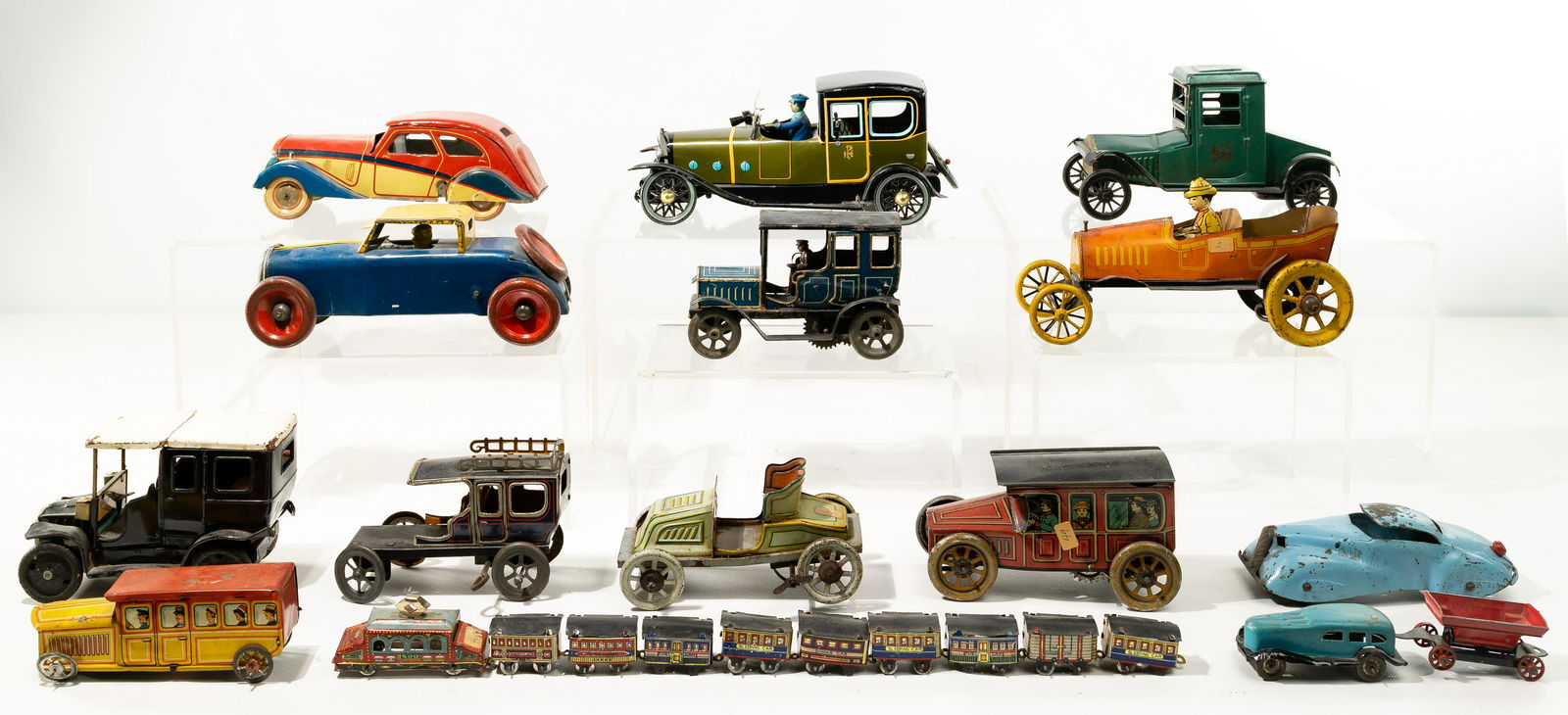 Tin Toy Car and Train Assortment (1 of 2)