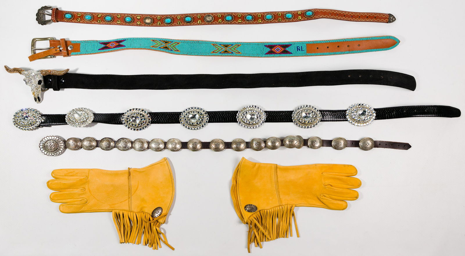 Western Style Belts and Gloves (1 of 3)