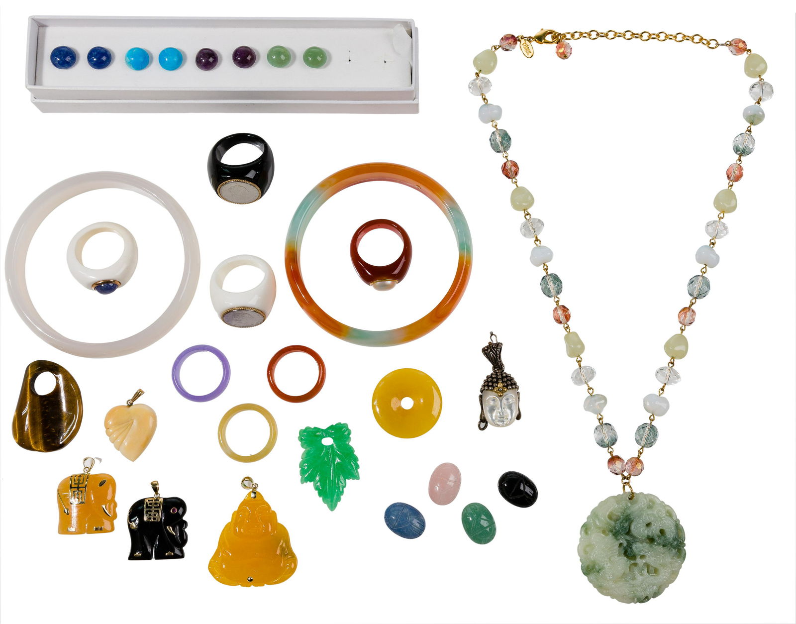 14k Yellow Gold and Stone Jewelry Assortment (1 of 1)