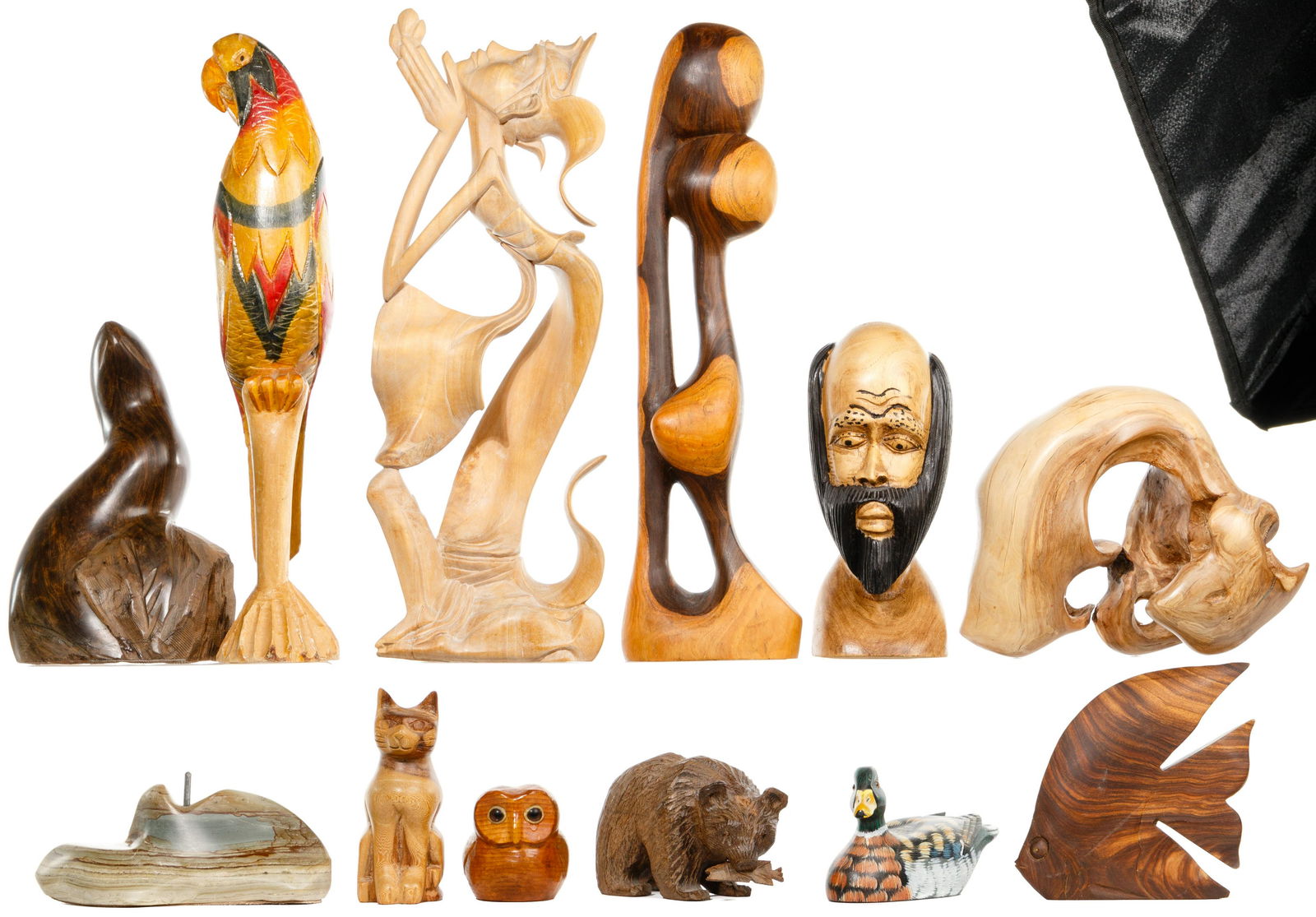 Carved Wood Art Assortment (1 of 5)