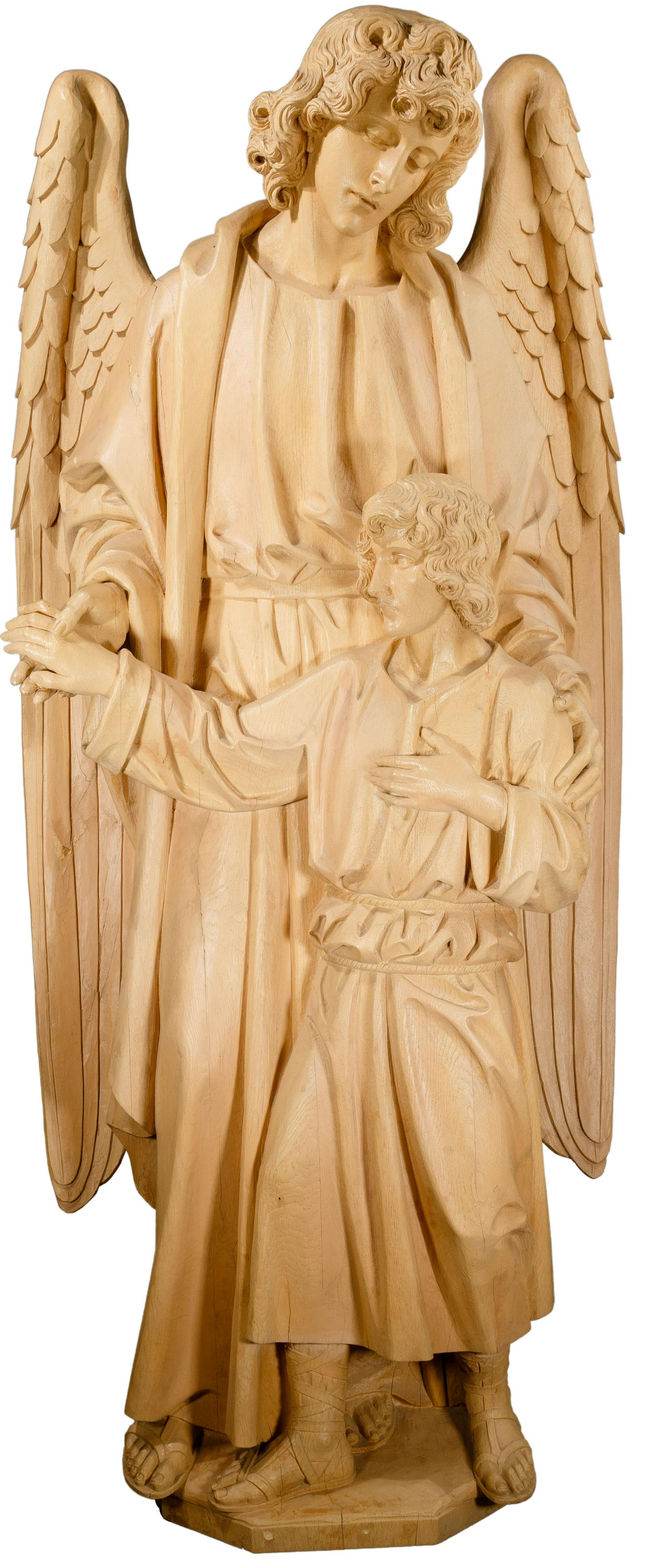 Wilhelm Haverkamp (German, 1864-1929) Wood Sculpture (1 of 6)