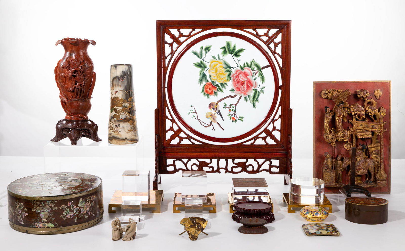 Asian Decorative Object Assortment (1 of 1)