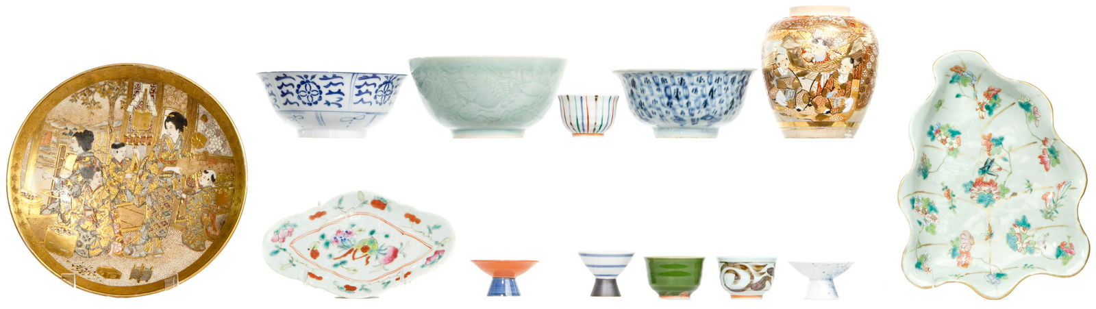Asian Pottery Assortment (1 of 2)
