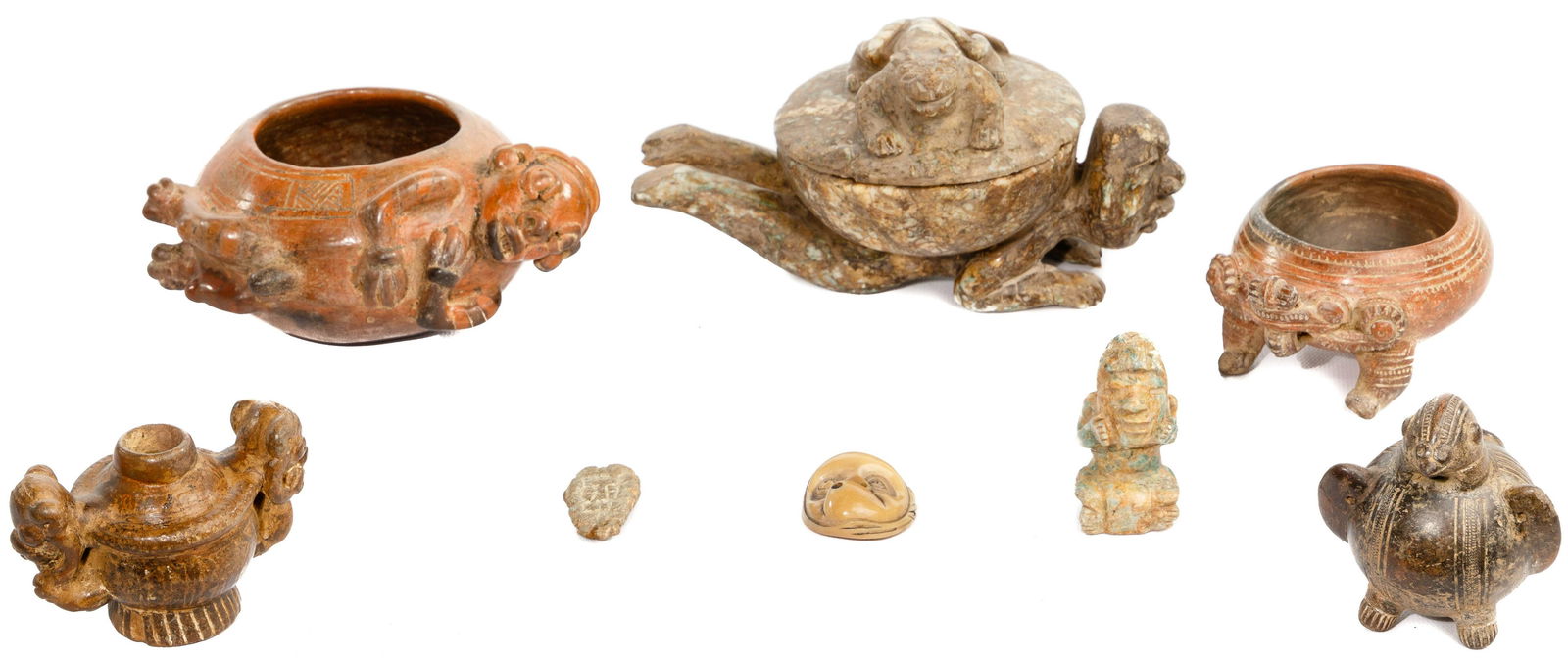 Costa Rican Effigy Vessel Assortment (1 of 15)