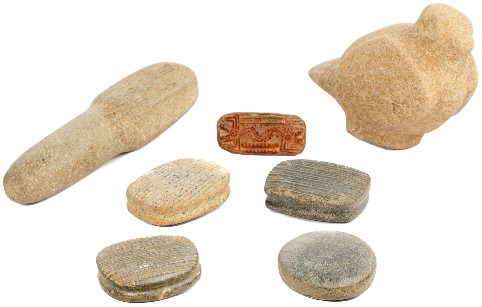 Costa Rican Pre-Columbian Style Stone Assortment (1 of 1)
